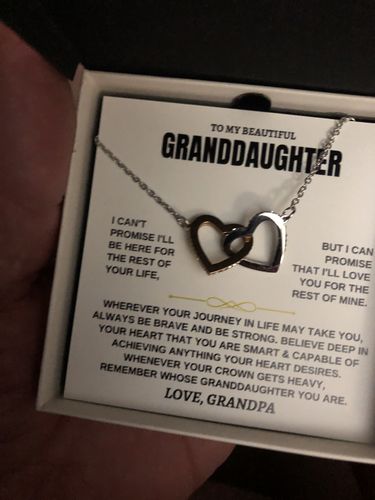 Customer photo review of [ALMOST SOLD OUT] To My Granddaughter - Love Grandpa - Beautiful Gift Set - SS117