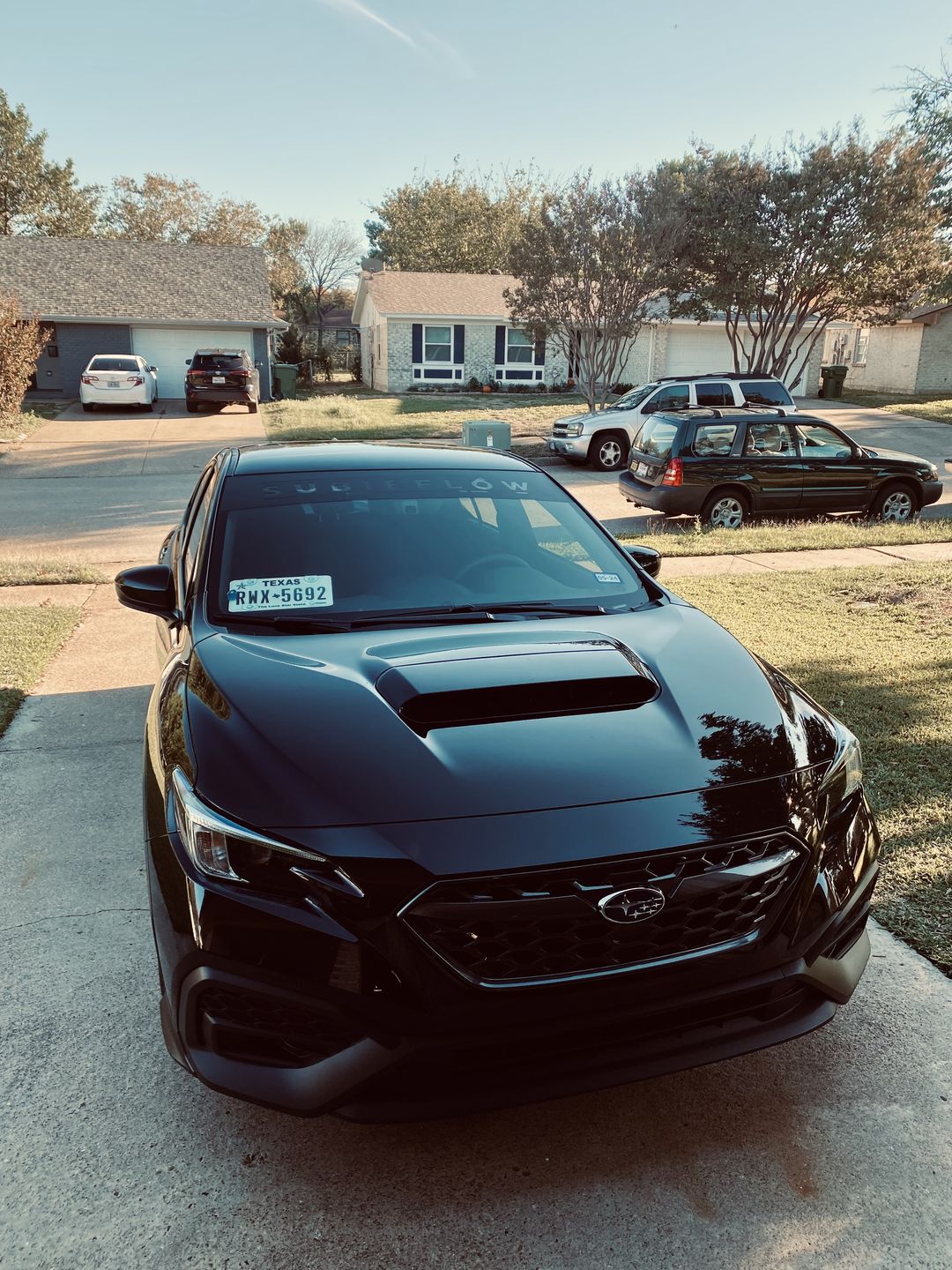 Customer photo review of Reverse Cut Windshield Banners