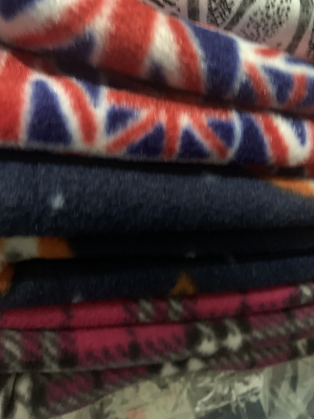 Customer photo review of Printed Fleece/Sweatshirt Remnants