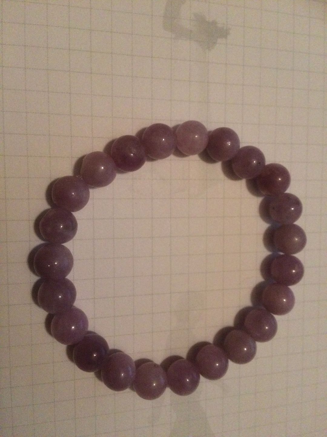 Customer photo review of Bracelet Lépidolite
