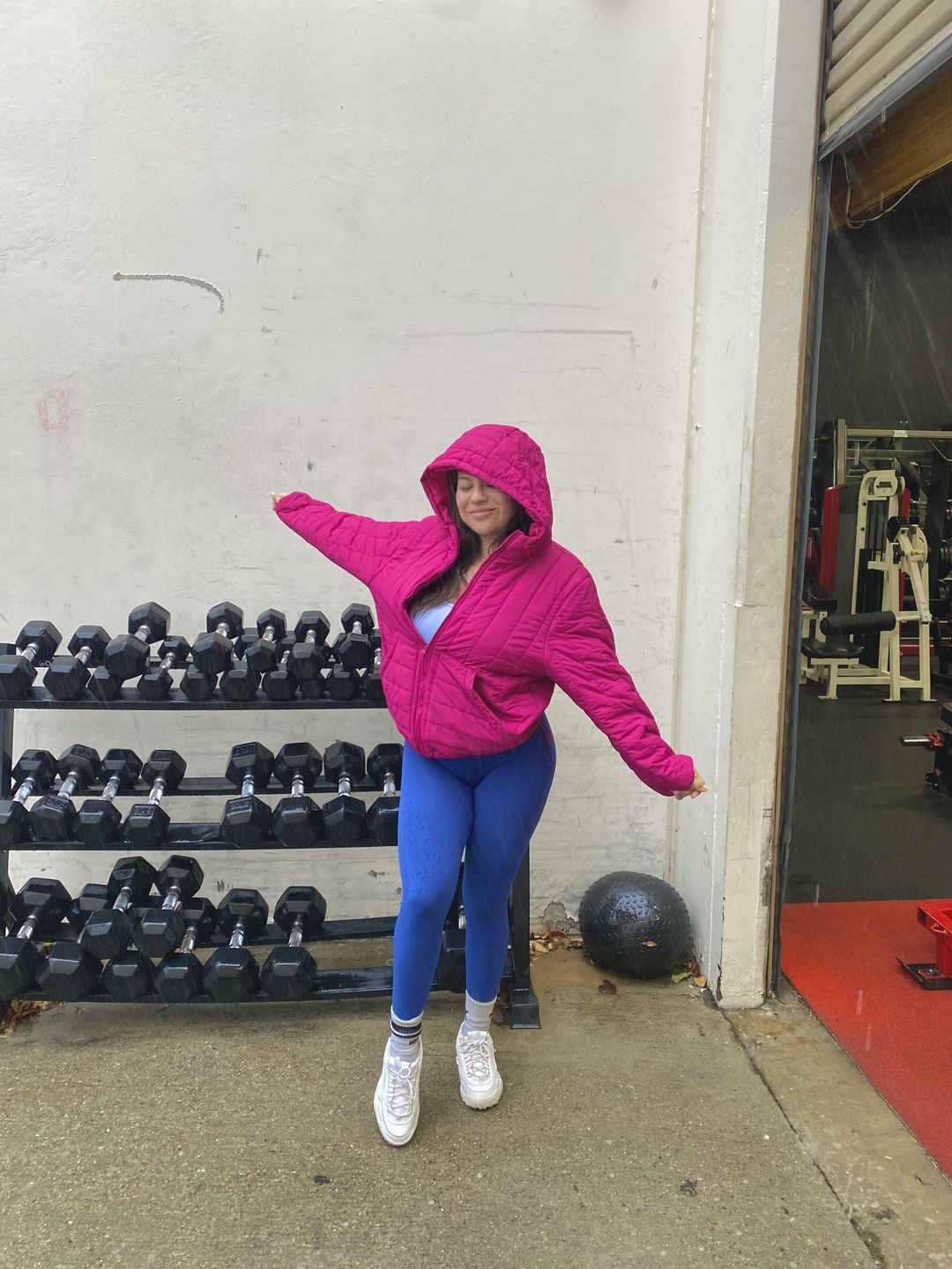 Customer photo review of Snapback™ Postpartum Leggings - Navy