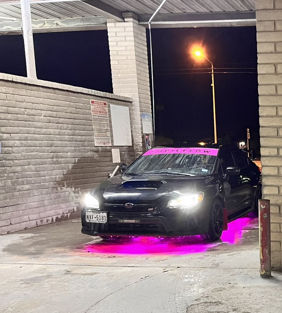 Customer photo review of Reverse Cut Windshield Banners