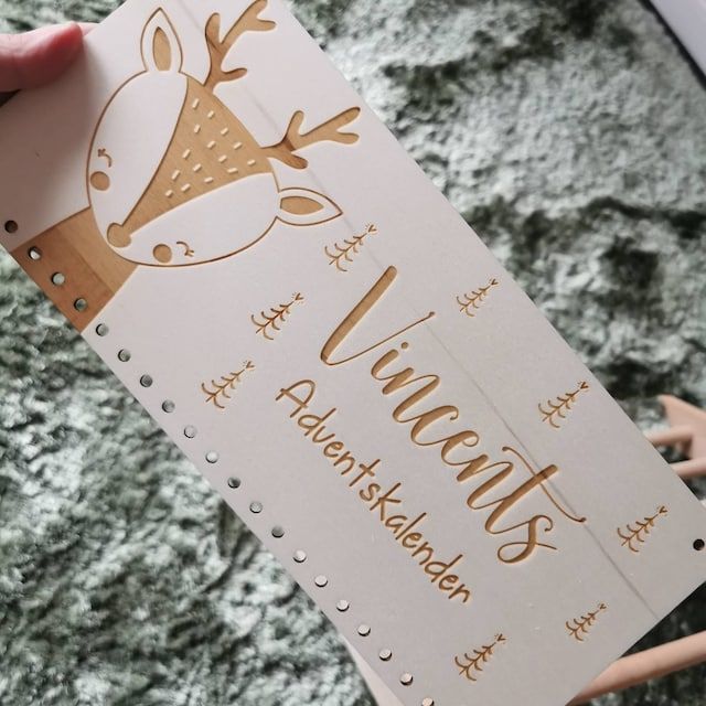 Customer photo review of Personalisierte Adventskalender Elch