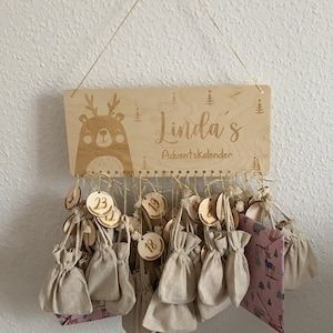 Customer photo review of Personalisierte Adventskalender Bär