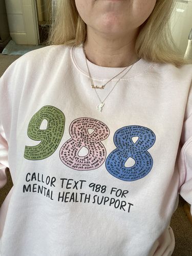 Customer photo review of 988 (Call or Text 988 For Mental Health Support)