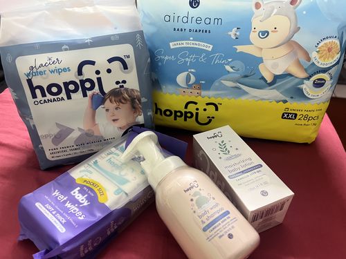 Customer photo review of Hoppi AirDream Baby Diaper Pants (Carton)