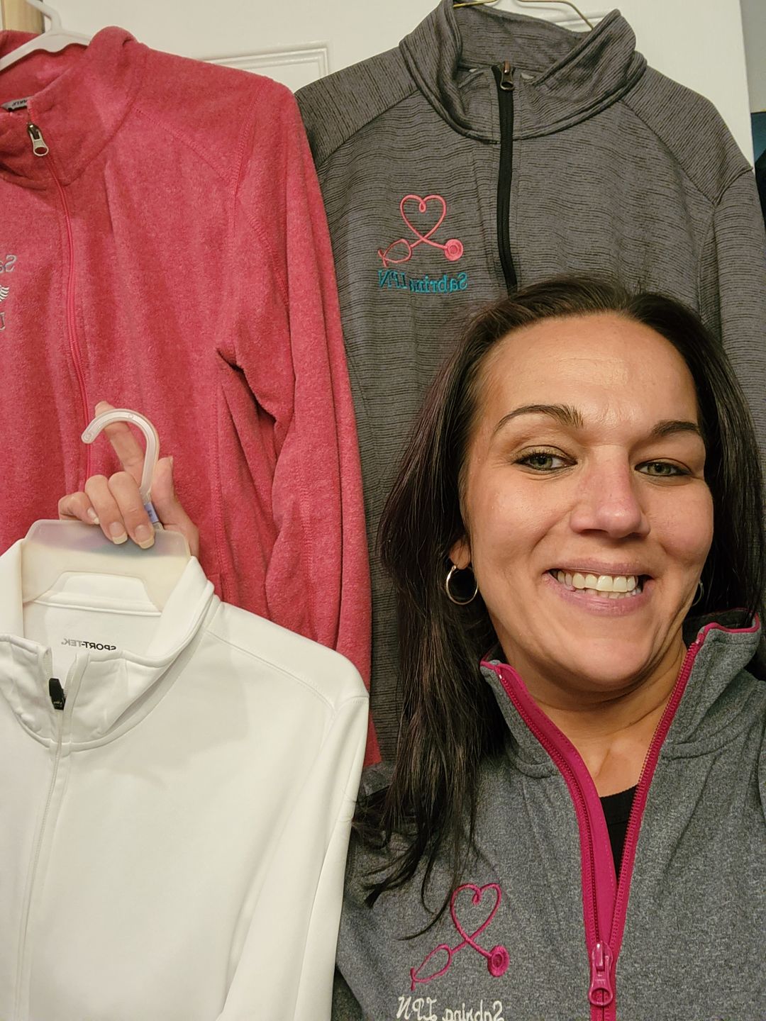 Customer photo review of SALE | LST853 Ladies Sport-Wick® Stretch Contrast Full-Zip Jacket