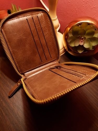 Customer photo review of Vintage Pu Leather Mens Wallet
