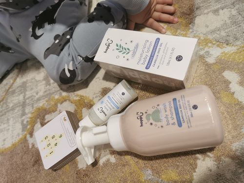 Customer photo review of 2-in-1 Hoppi Baby Shampoo + Moisturizing Lotion