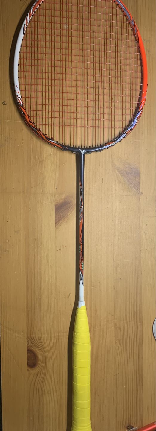 Customer photo review of Victor Thruster RYUGA Unstrung badminton Racket [Flame Red]