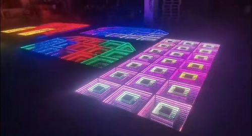 Customer photo review of MOKA SFX MK-LD03D 50*50CM Double Abyss Infinity 3D LED Dance Floor