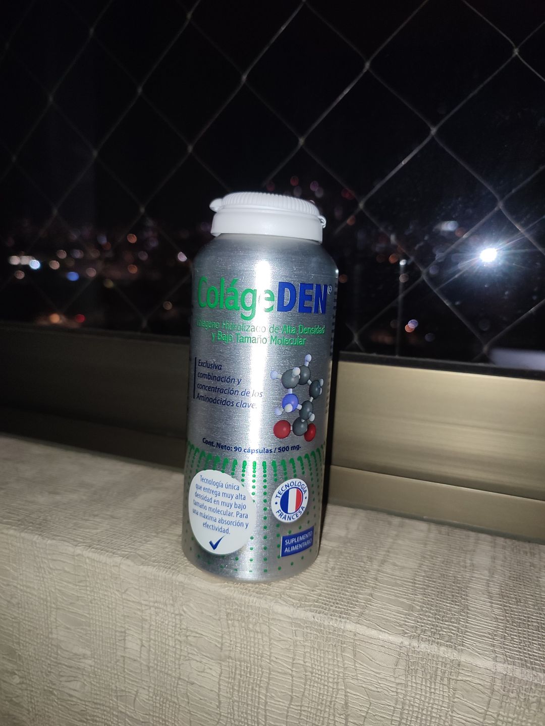 Customer photo review of ColágeDEN 500 mg-90 cáps