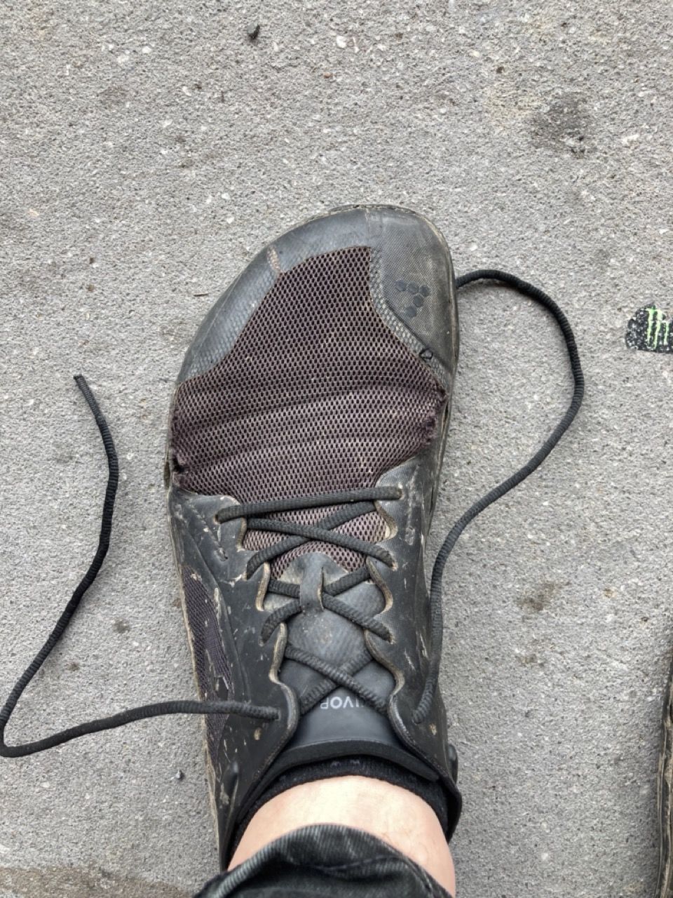 Customer photo review of Vivobarefoot Primus Lite III Mens Obsidian