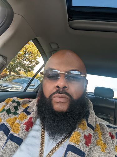 Customer photo review of GStars Square Diamond Sunglasses (Blue)