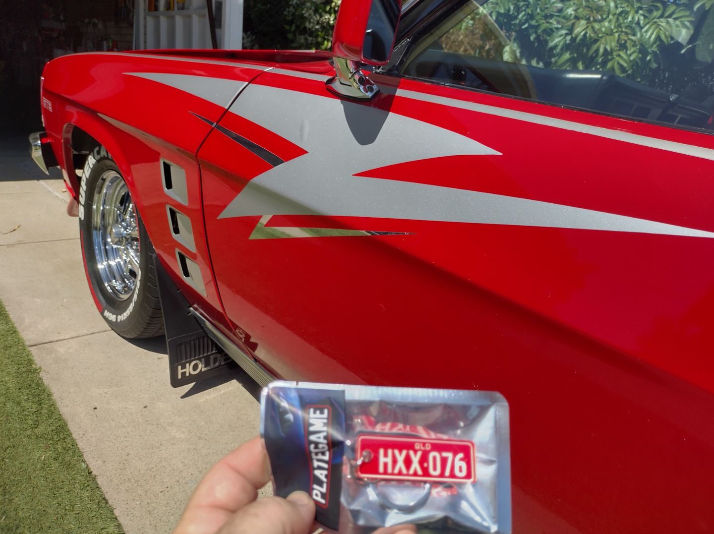 Customer photo review of Custom Design Keychain 🔑
