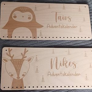 Customer photo review of Personalisierte Adventskalender Elch