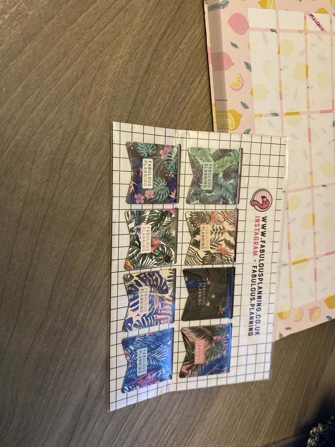 Customer photo review of Exotic Bookmarks Pack