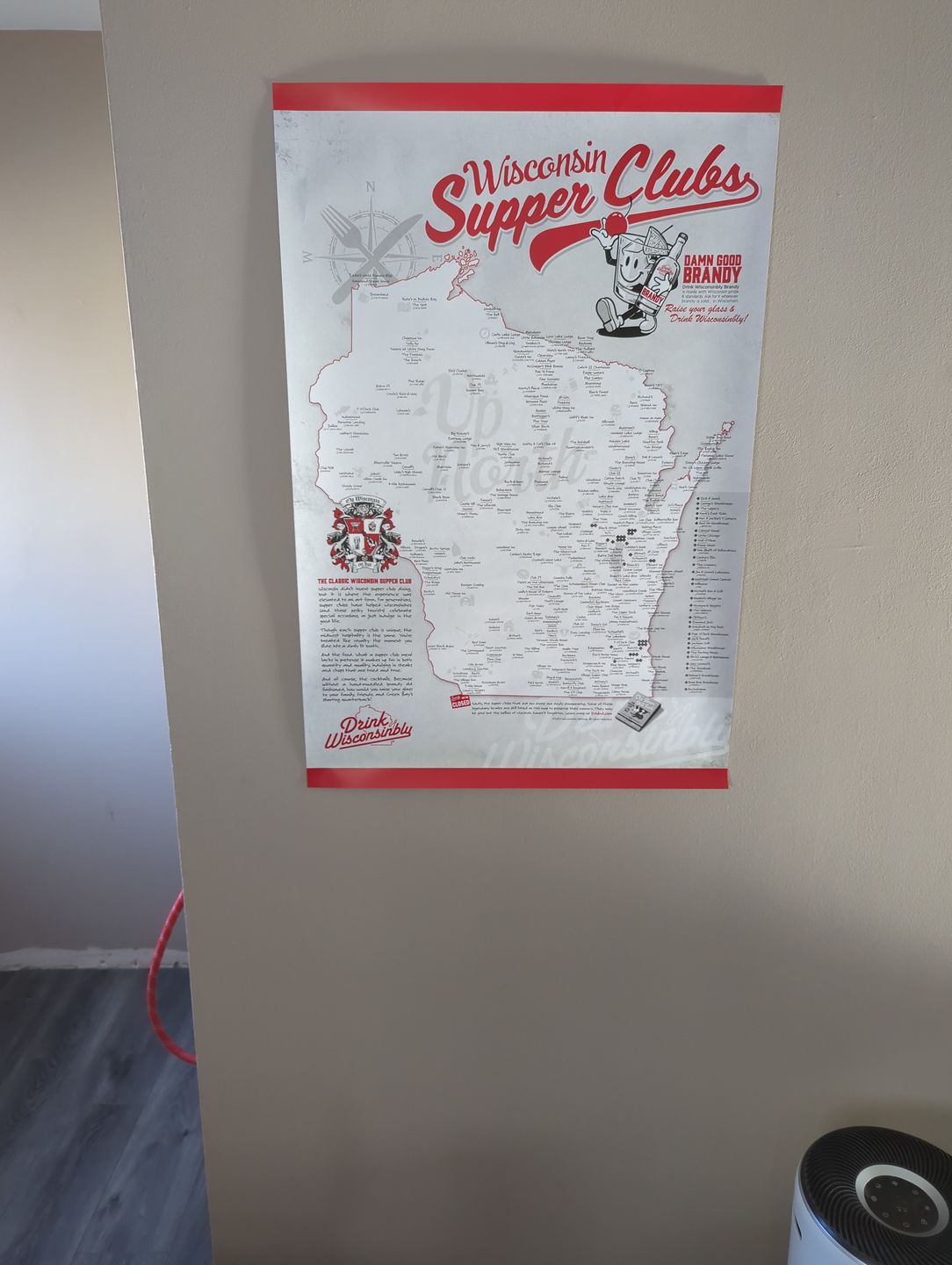 Customer photo review of Wisconsin Supper Clubs Poster