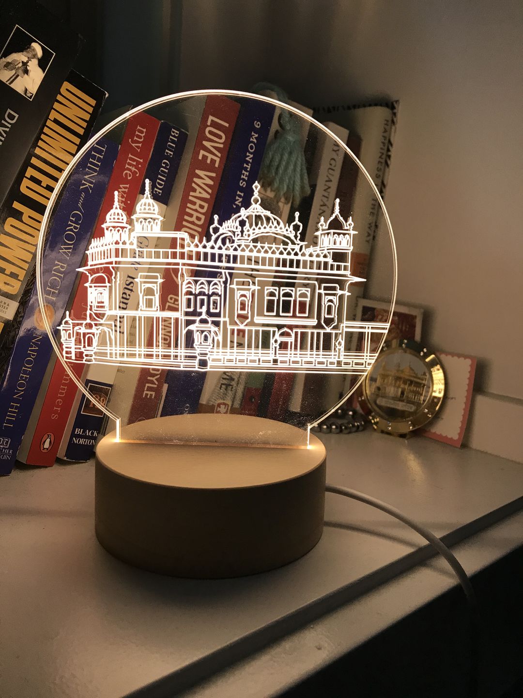 Customer photo review of Golden Temple Lamp