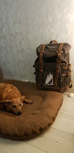 Customer photo review of Rucksack mit Patch (🌲)