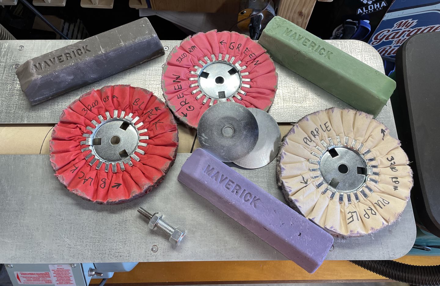 Customer photo review of Knife Polishing Kit