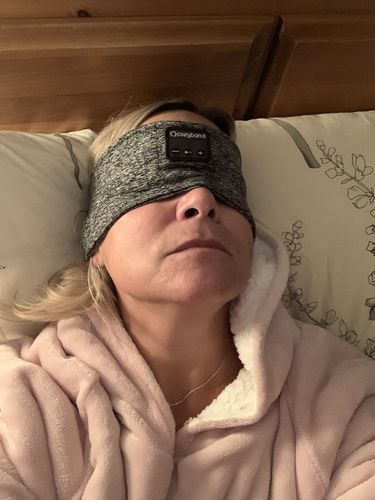 Customer photo review of CozyBand Wireless Headphones