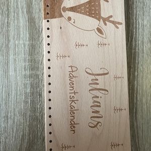 Customer photo review of Personalisierte Adventskalender Elch