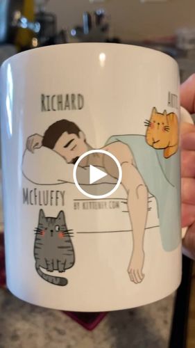 Customer video review of Personalized Cat Dad Mug