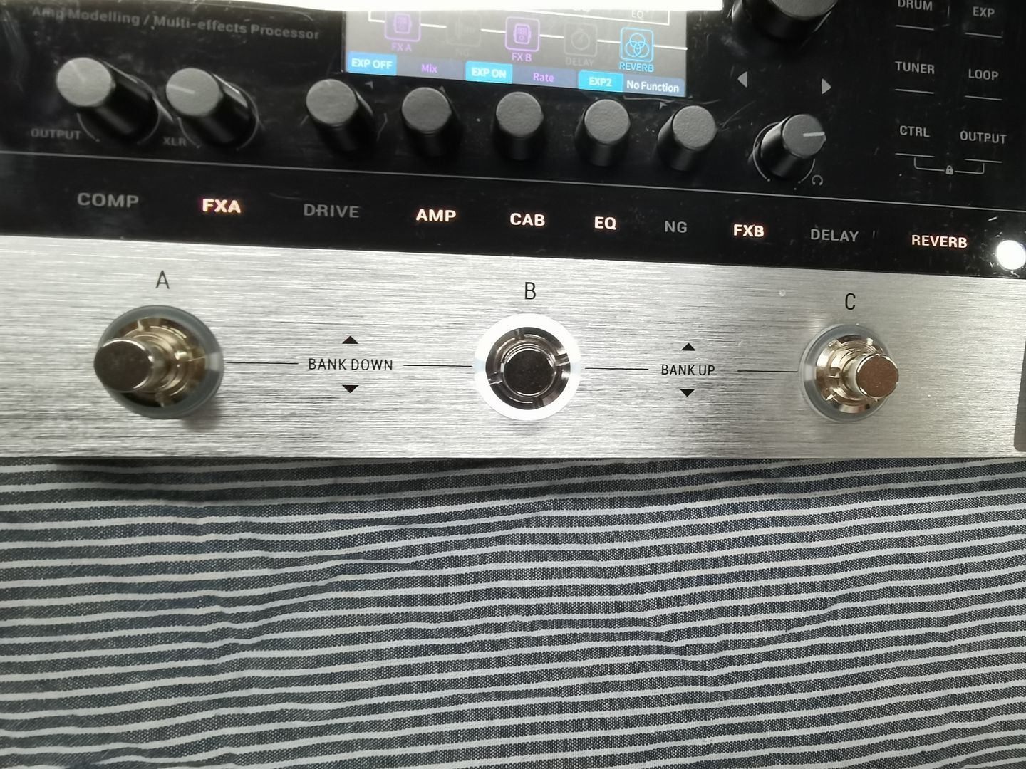 Customer photo review of Donner Arena 2000 Multi-Effect Guitar Pedal