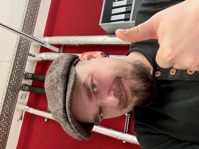 Customer photo review of Old Time Herringbone Wool Newsboy Cap