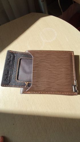 Customer photo review of Bifold Luxury Business Wallet