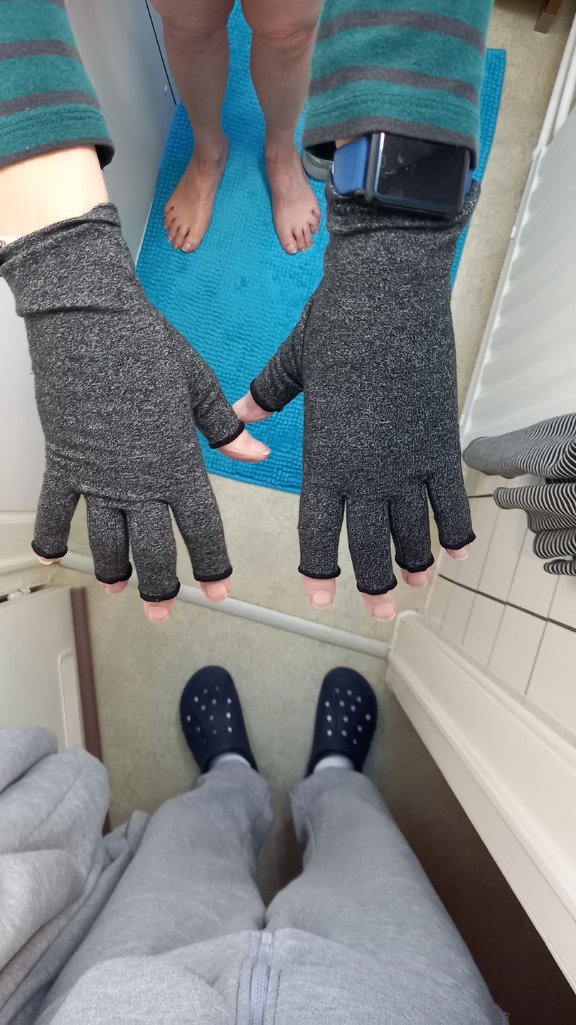 Customer photo review of Gants de compression anti-douleurs