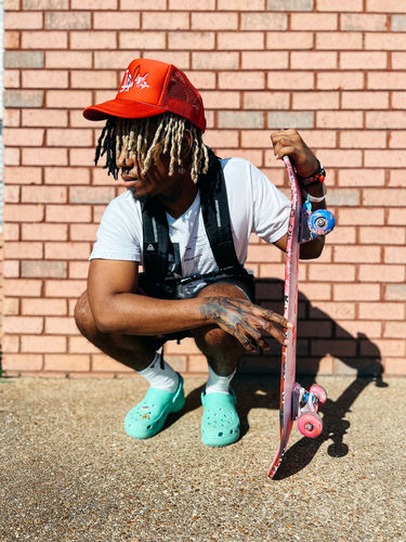 Customer photo review of LA Bunny Signature Trucker in Red