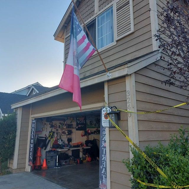 Customer photo review of Mexican American Hybrid Flag