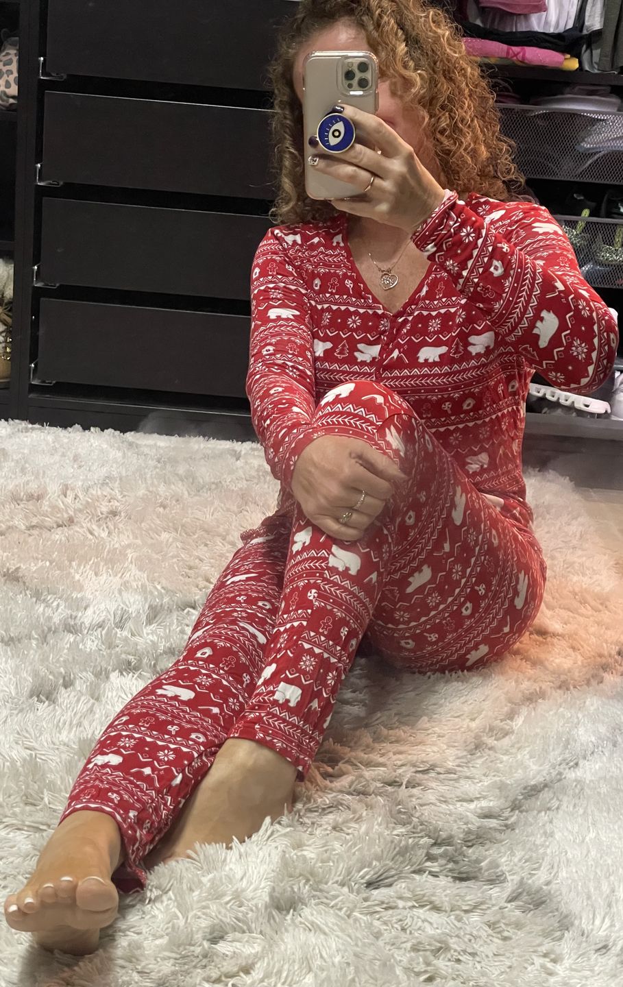 Customer photo review of Polar Isle Bamboo Women's Pajama Set