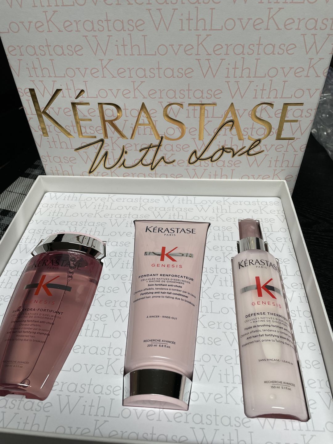 Customer photo review of Coffret Noël Kérastase - Genesis