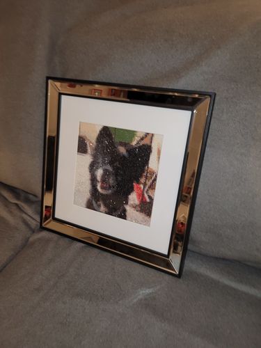 Kundenbewertung mit Foto zu Eigenes Foto Diamond Painting