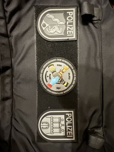 Customer photo review of Polizei Hamburg "Black Ops" Patch