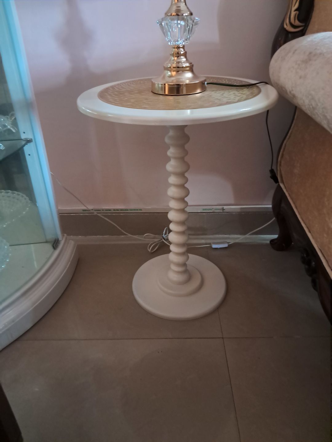 Customer photo review of Wooden Side Table for Living Room Coffee End Table