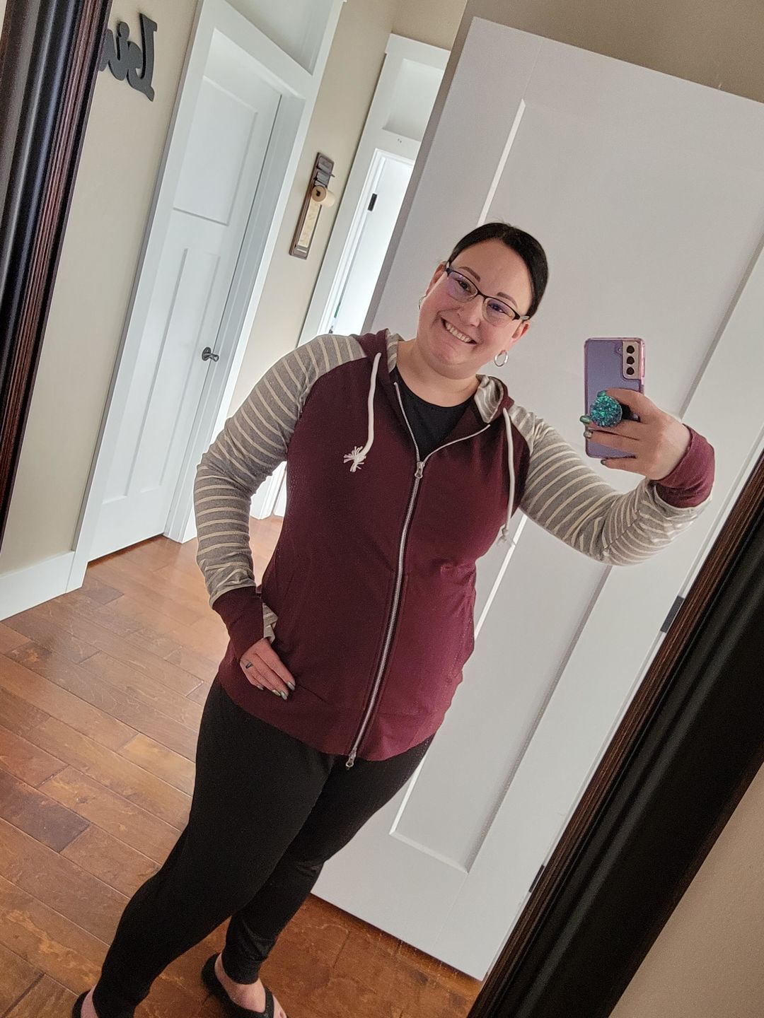 Customer photo review of Varsity Full Zip