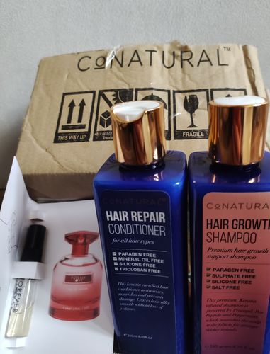 Customer photo review of Hair Growth Shampoo