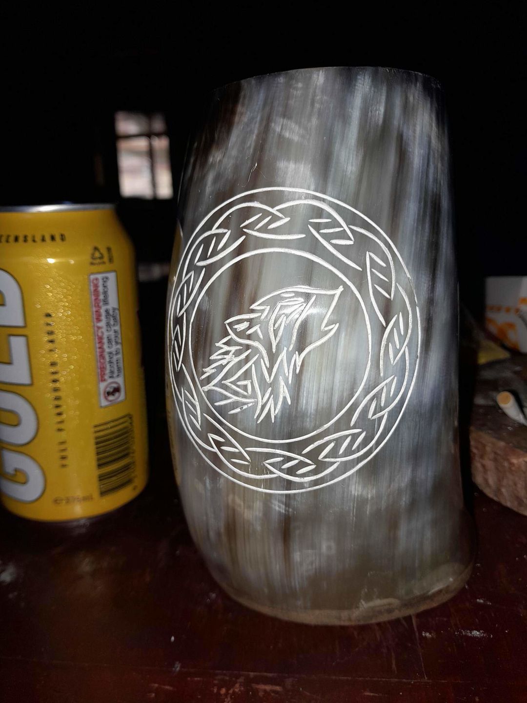 Customer photo review of Howling Fenrir Wolf Mug (500mL) (Preorder)