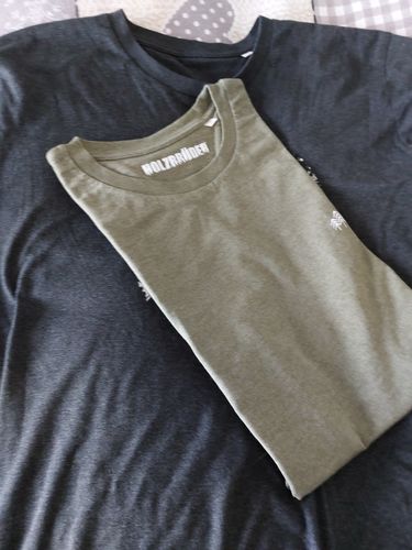 Customer photo review of Herren Shirt Stick - Khaki meliert (🌲)