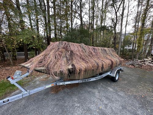 Customer photo review of Hunting Blind Raffia Grass (Pack)