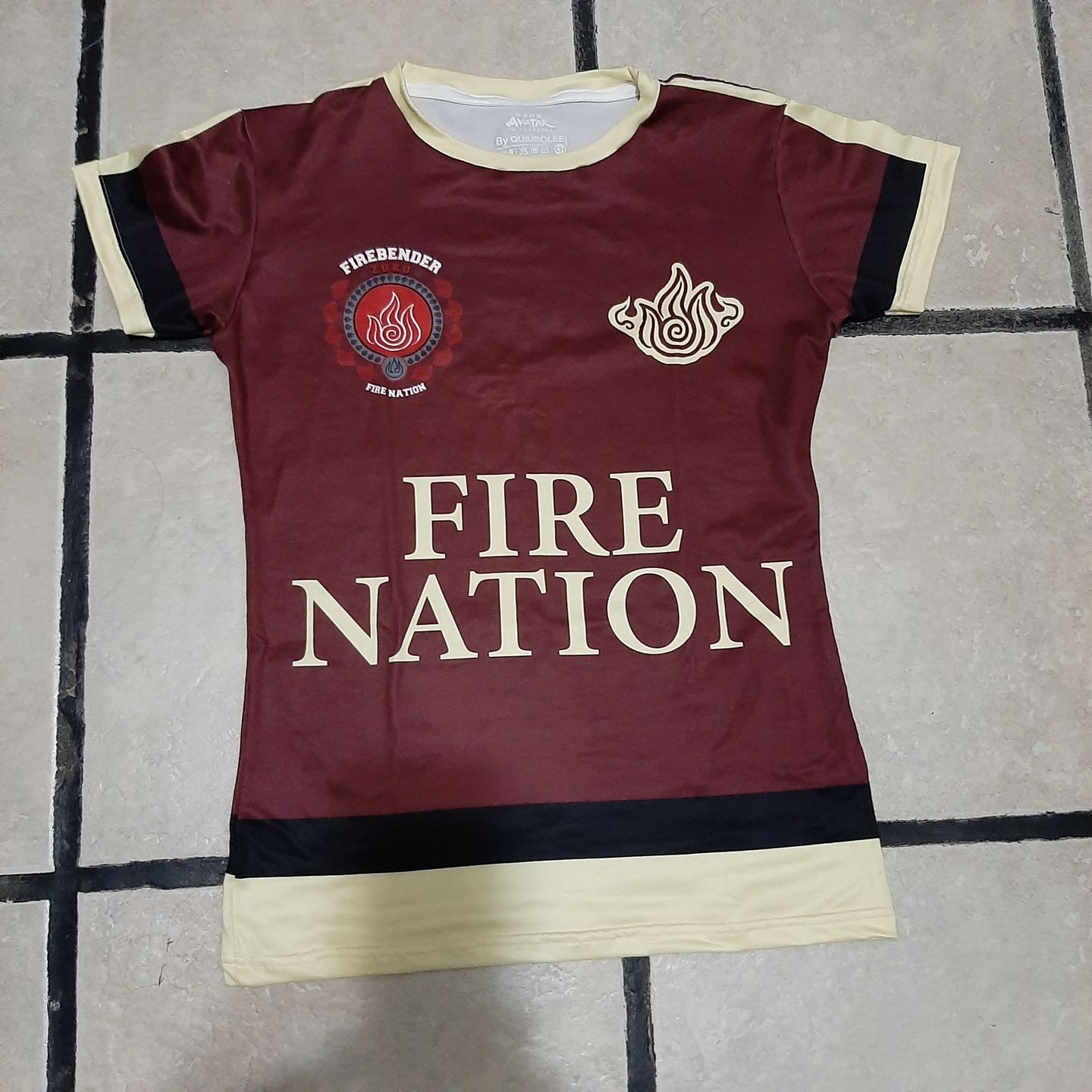 Customer photo review of Playera Pijama Avatar Firebender