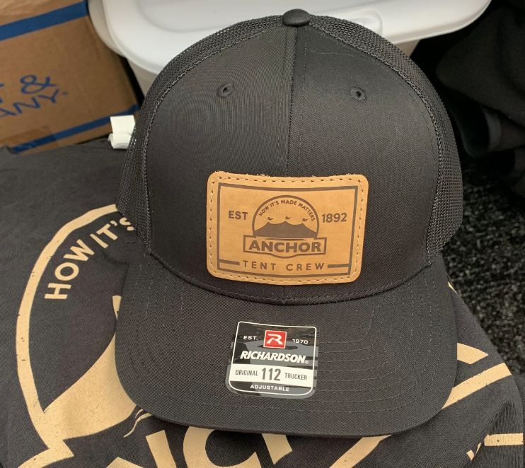 Customer photo review of Richardson 511 Custom Leather Patch Hat