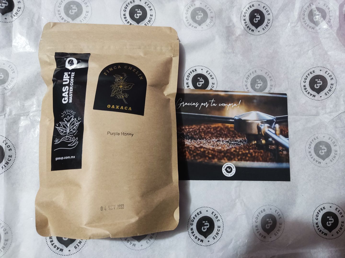 Customer photo review of Café de Oaxaca, Finca Chelín, Proceso Purple Honey