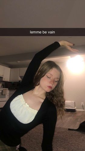 Customer photo review of Colette Square Neck Long Sleeve Top