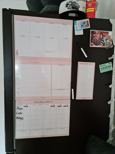 Customer photo review of NEW Blush Magnet Planner Set