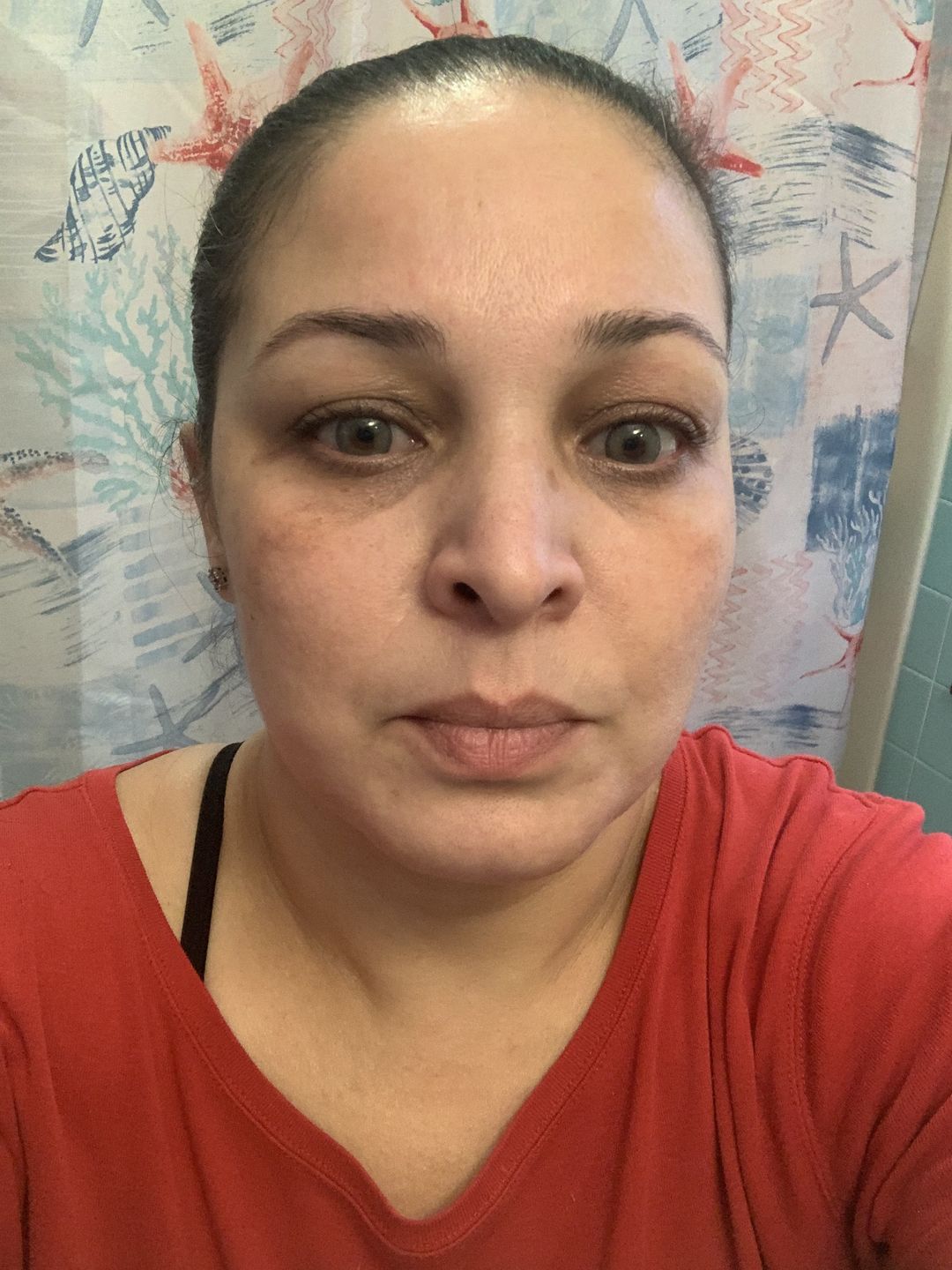 Customer photo review of Premium Candy Gray Prescription Colored Contact Lenses